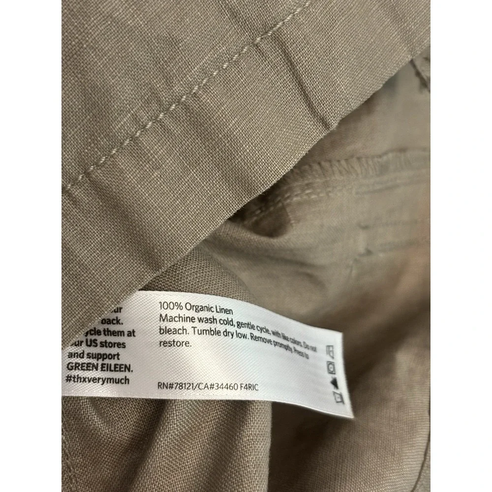 Eileen Fisher Gray Organic Linen Moto Jacket Two Tone Zip Lightweight Large $278